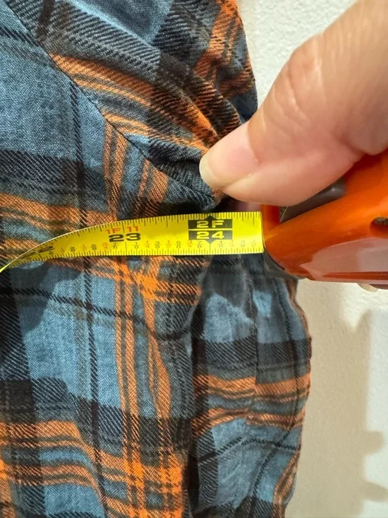 Calessa Embroidered Top Tunic XL rolled sleeve pockets - Picture 9 of 10